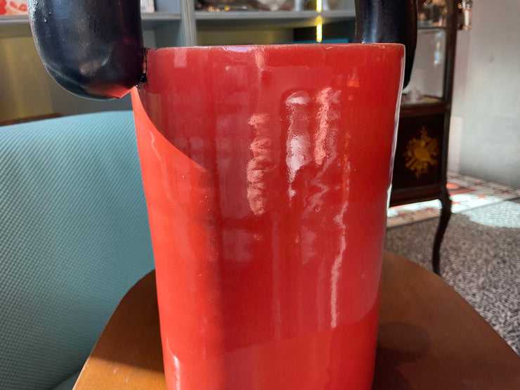 Cammi Climaco Red Ceramic Bucket