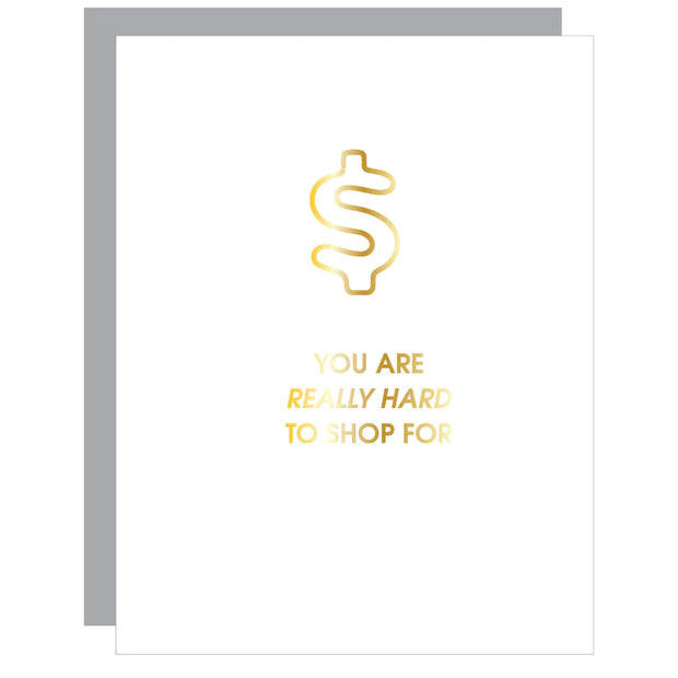 Really Hard to Shop For $ - Paper Clip Card