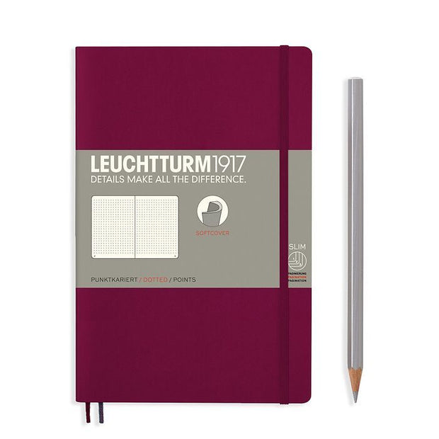 LEUCHTTURM1917 Softcover Port Red Notebook Classic